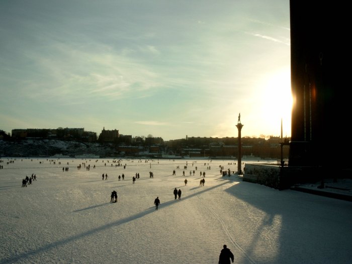 am Stadshuset in Stockholm