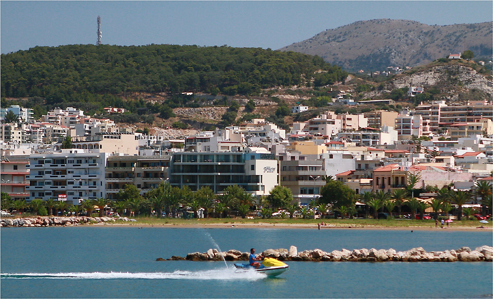 Am Stadtstrand von Rethymnon