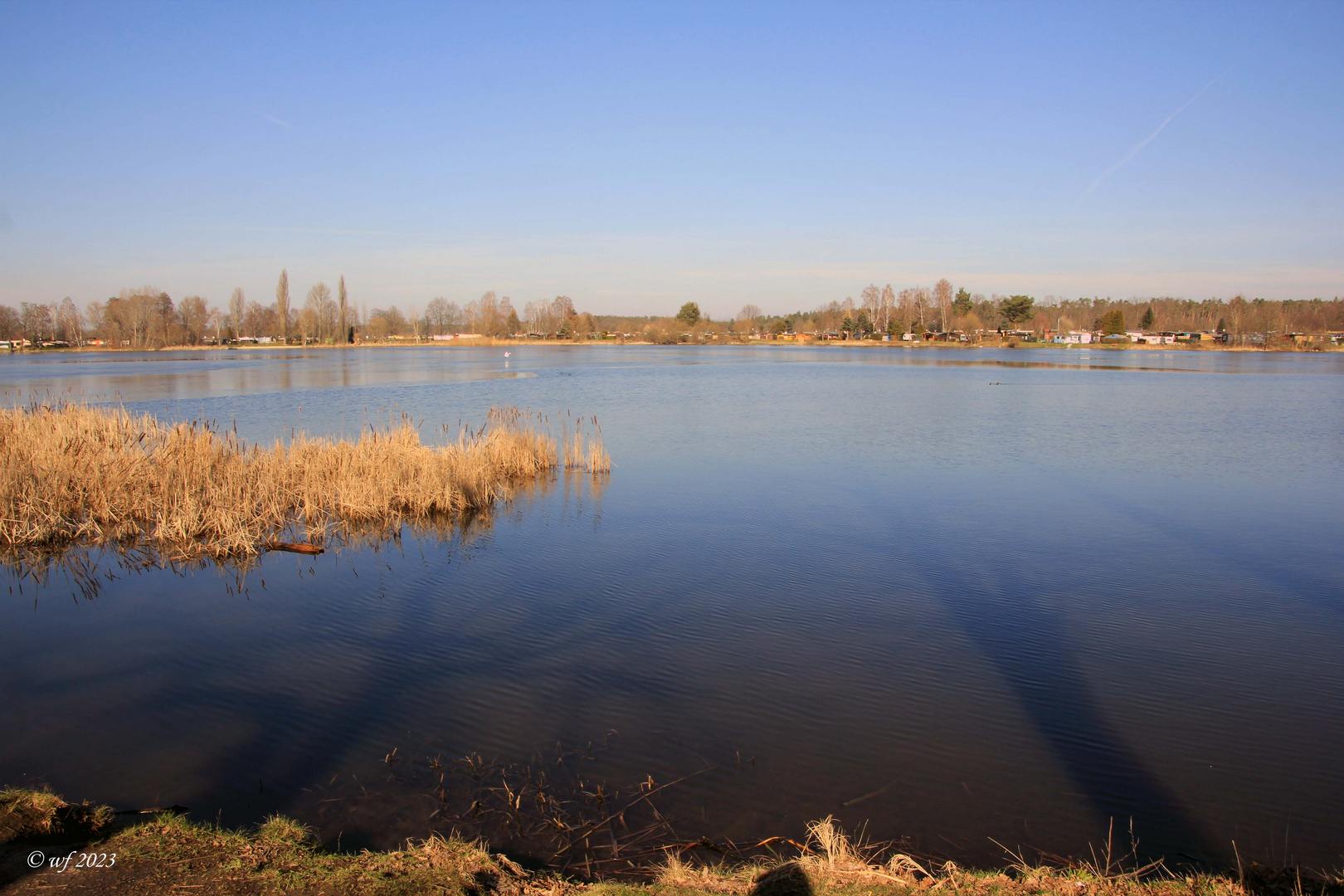 Am Stausee Foto & Bild landschaft, himmel, bach, fluss & see Bilder