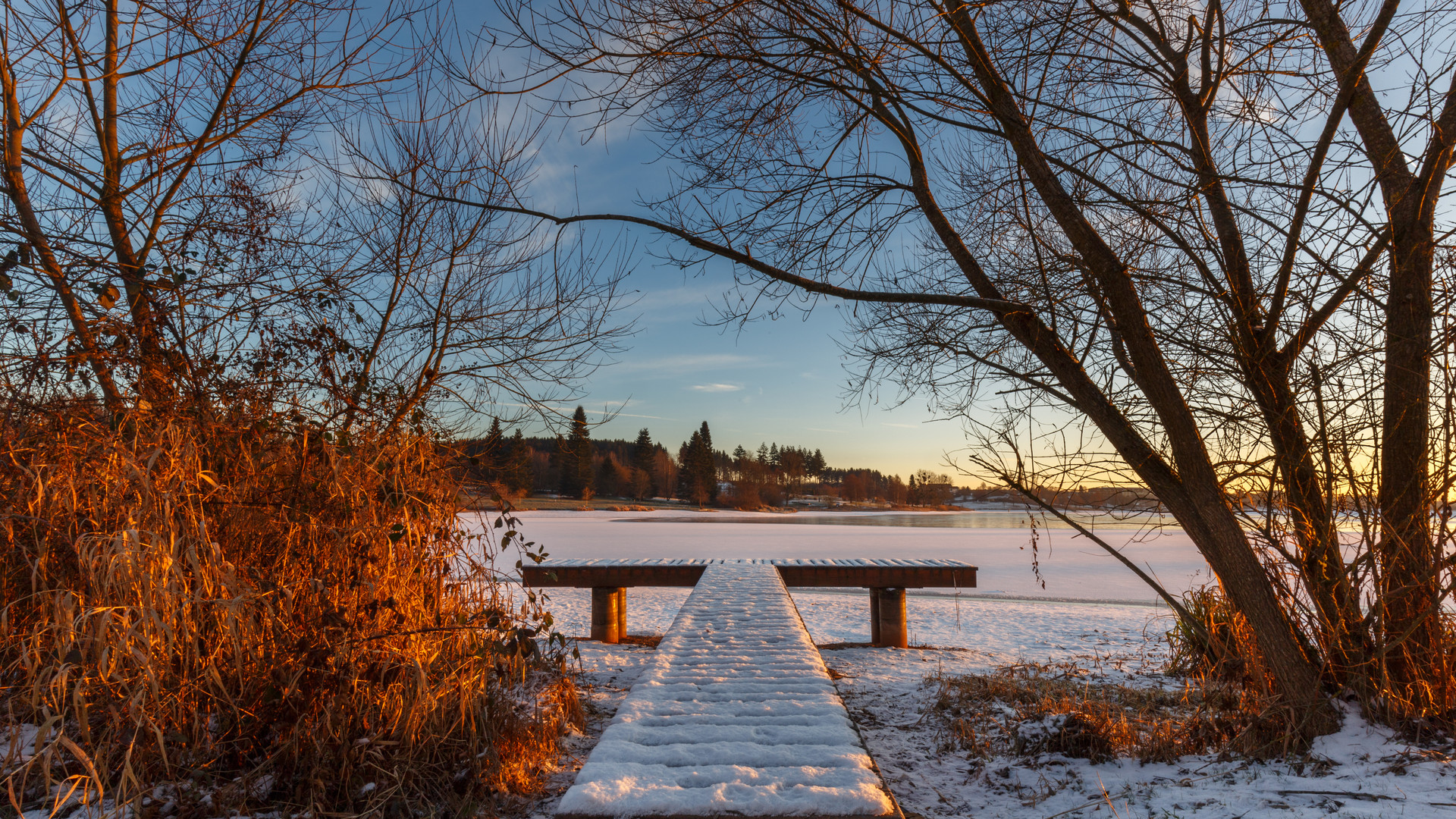 Am Stausee in Losheim