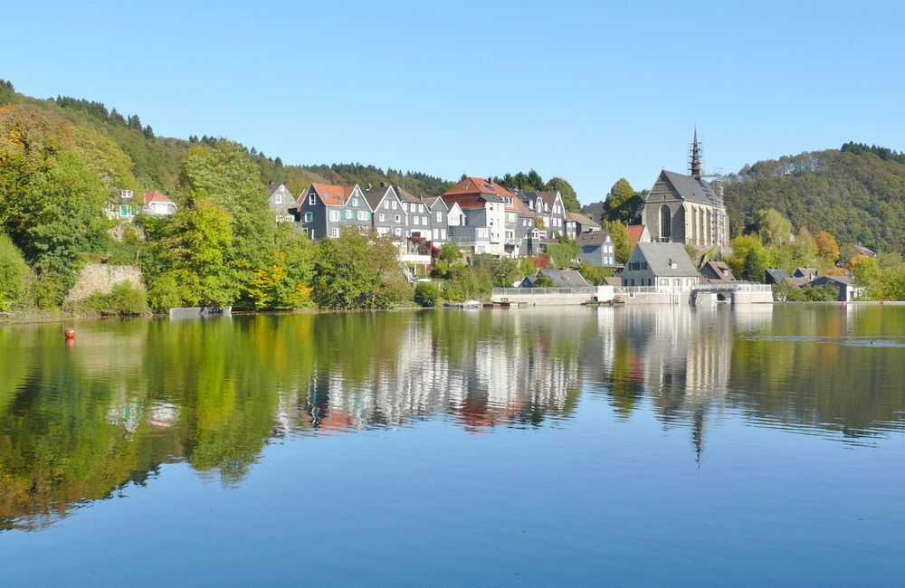 Am Stausee in WuppertalBeyenburg Foto & Bild world, natur