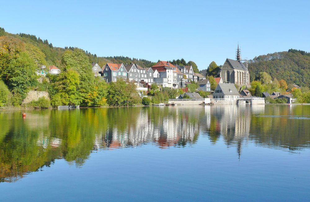 Am Stausee in Wuppertal-Beyenburg 