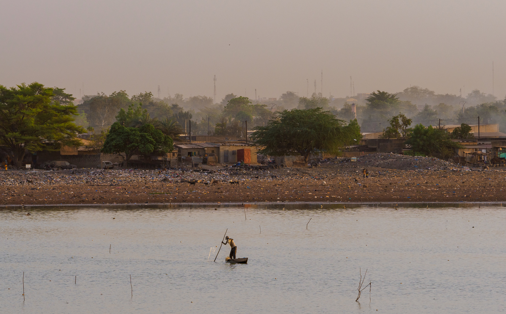 am Stausee von Ouagadougou Foto & Bild africa, western africa