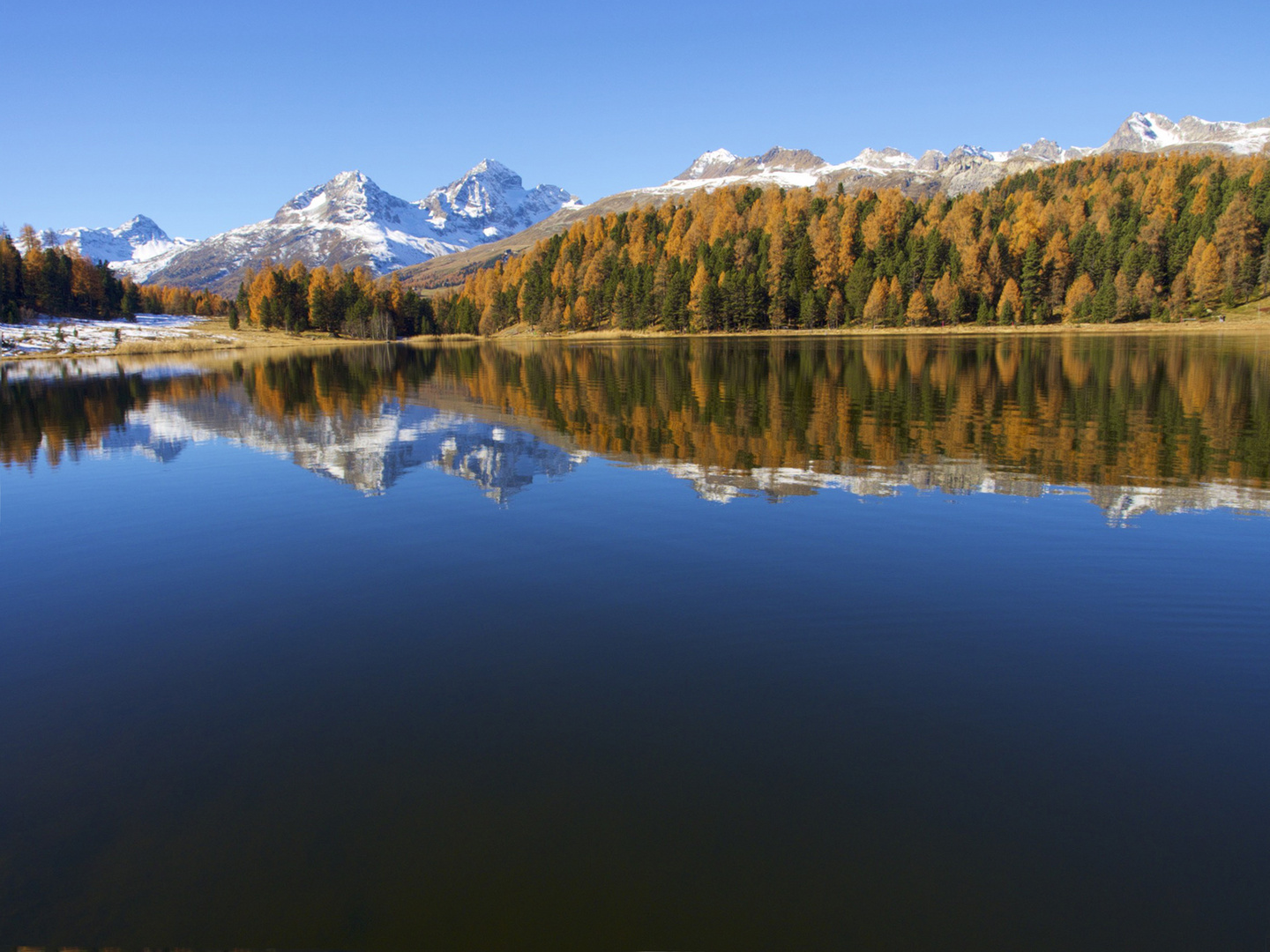 Am Stazersee bei St. Moritz