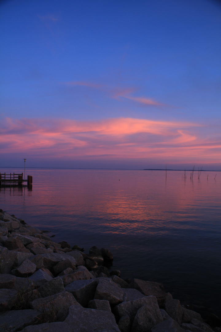 am Steg in Klink/Müritz