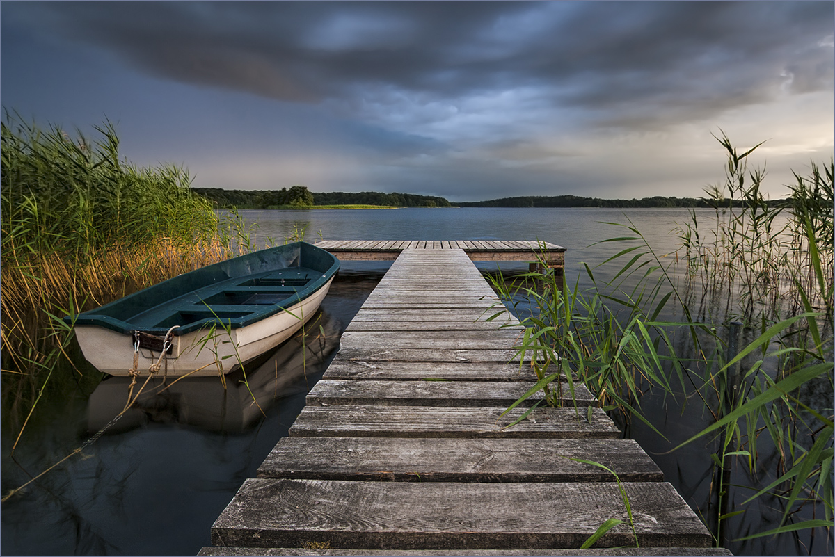 Am Steg - kurz vor dem Regenschauer