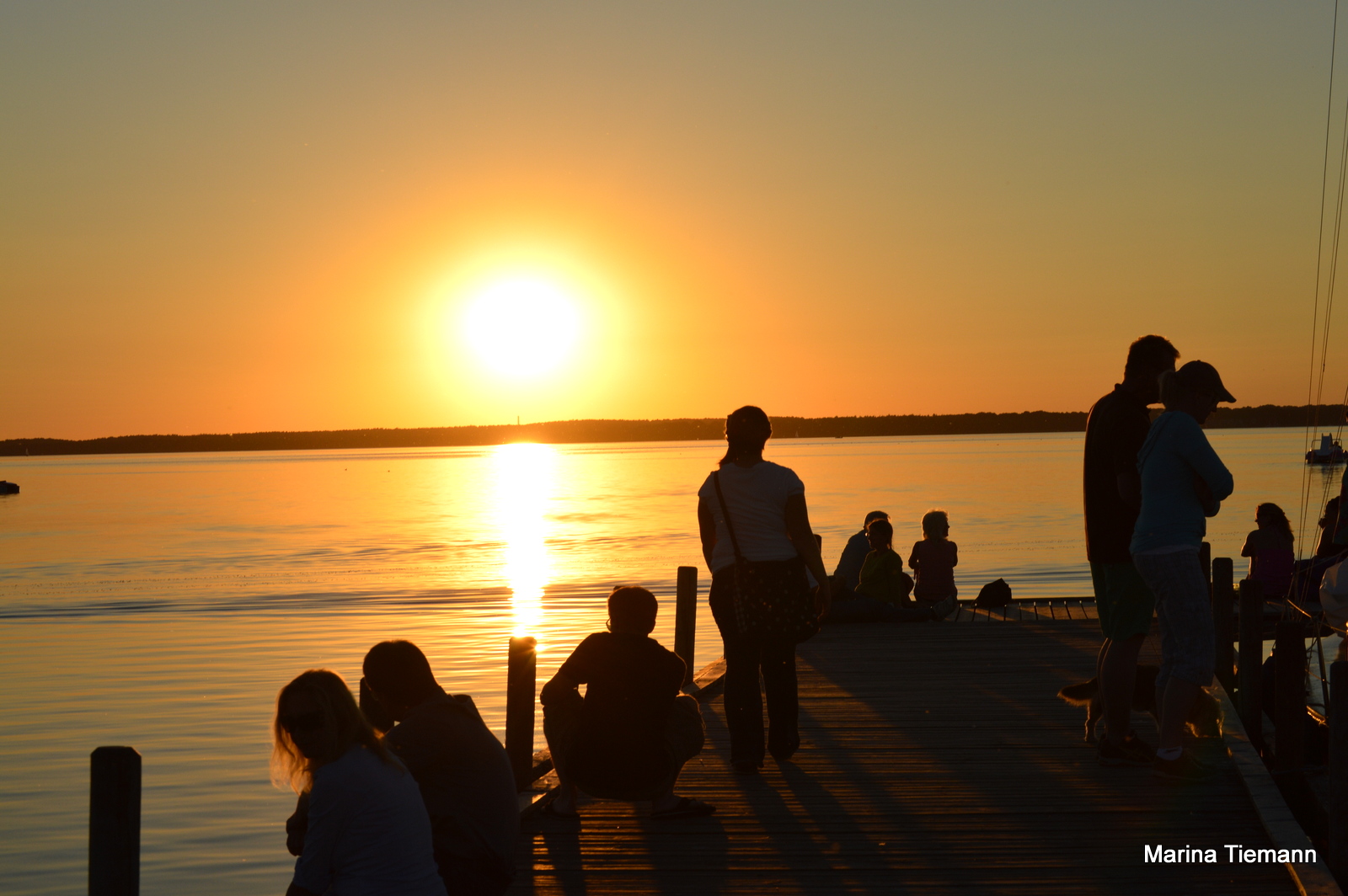 Am Steinhuder Meer bei Sonnenuntergang