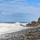 Am Steinstrand von Arco de São Jorge 03