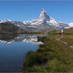 am Stellisee mit Matterhorn (2)