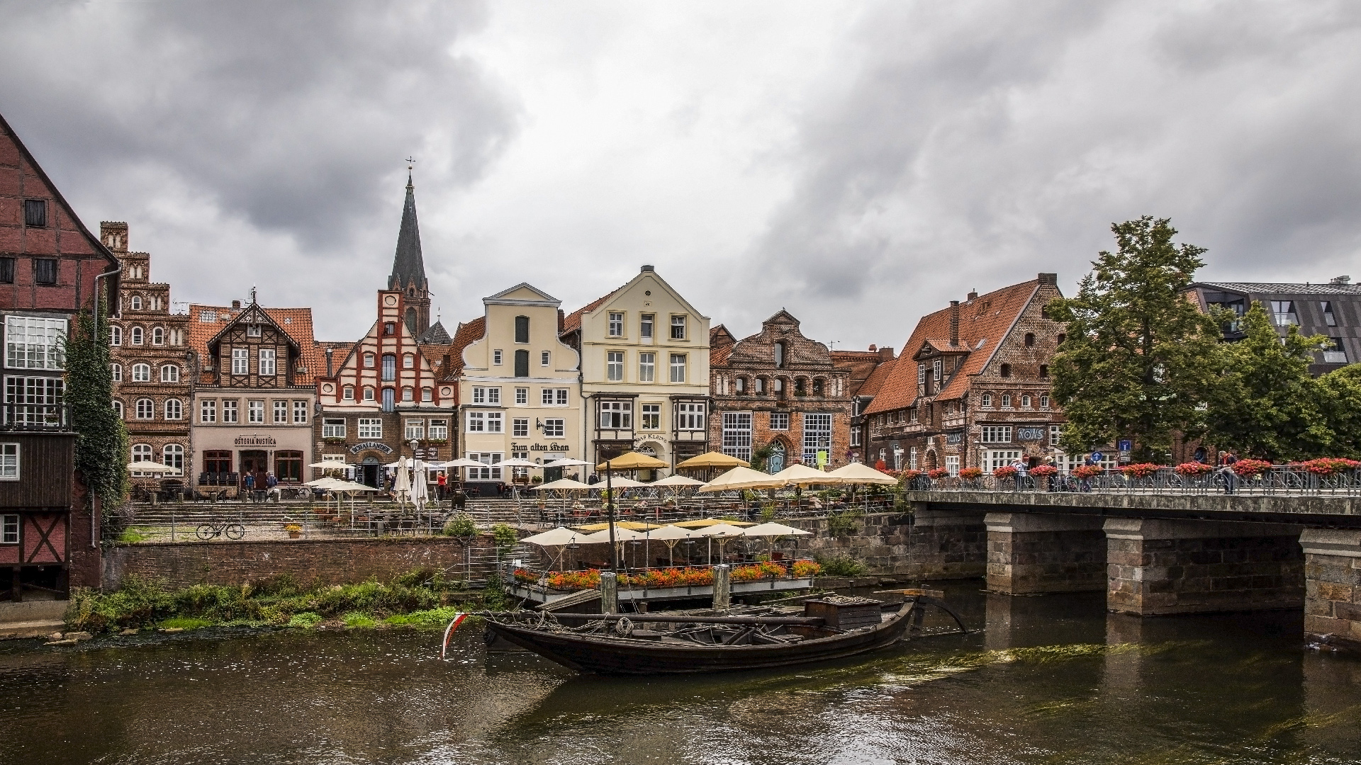 Am Stintmarkt in Lüneburg