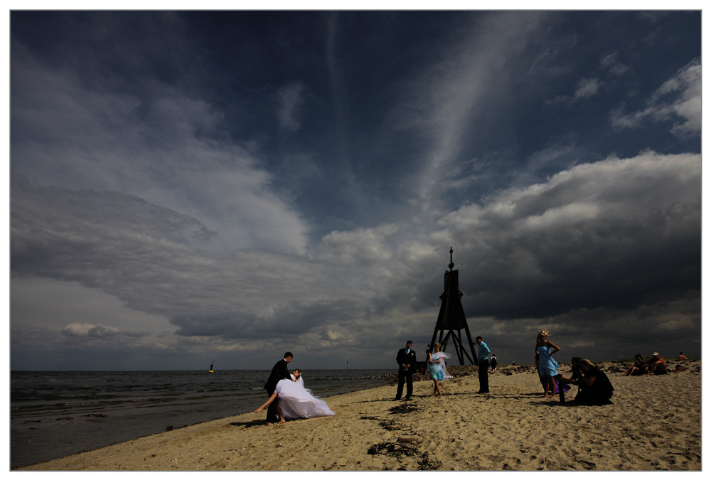 Am Strand ...