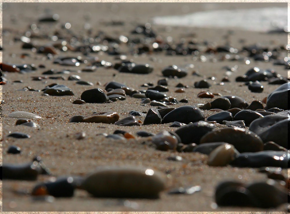 Am Strand ...