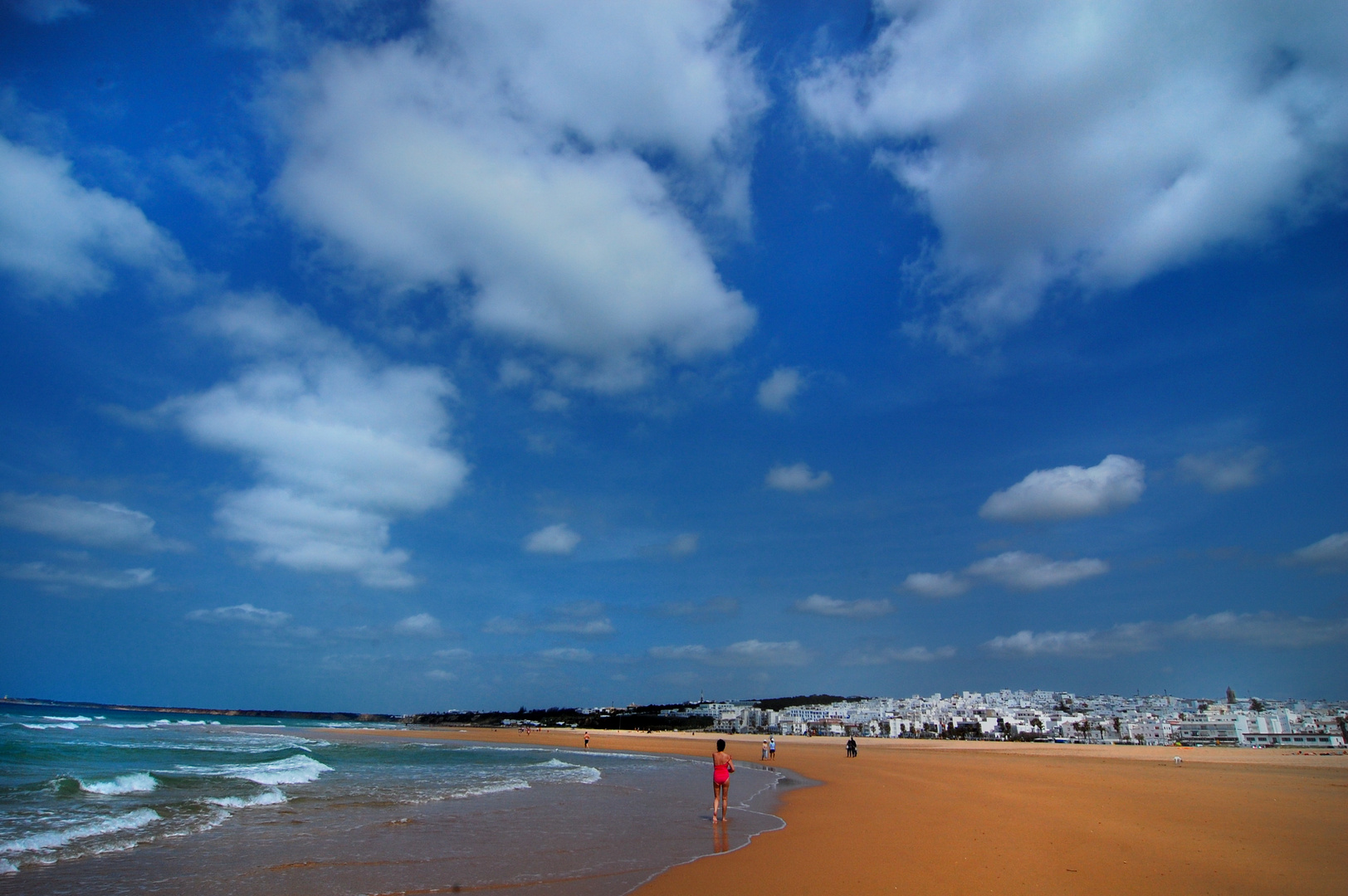 Am Strand ...