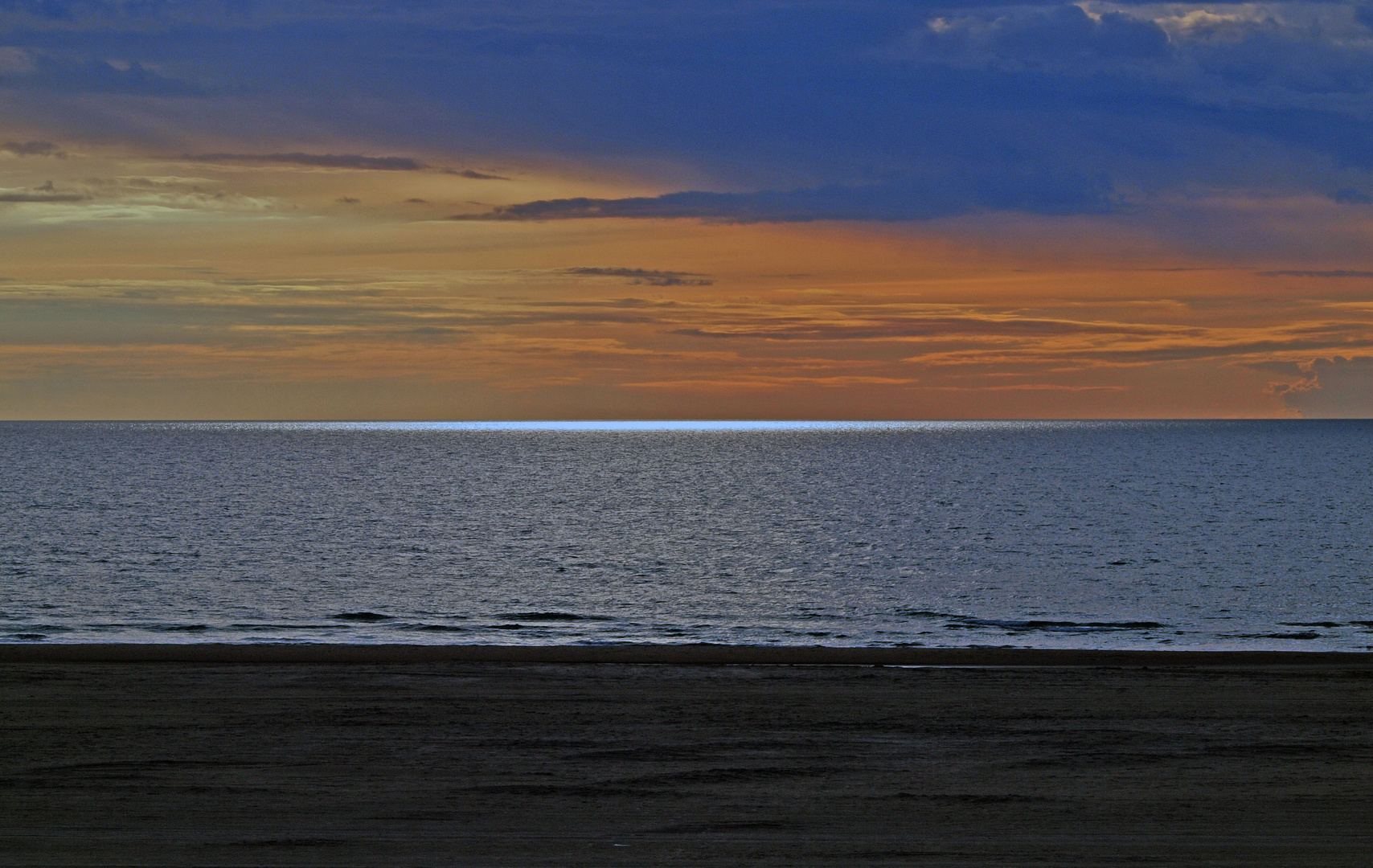 Am Strand ..