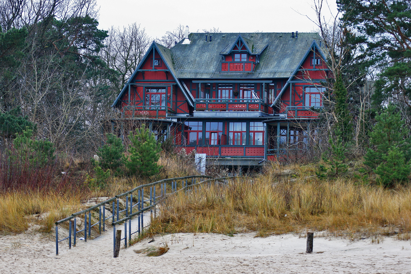 [am Strand]