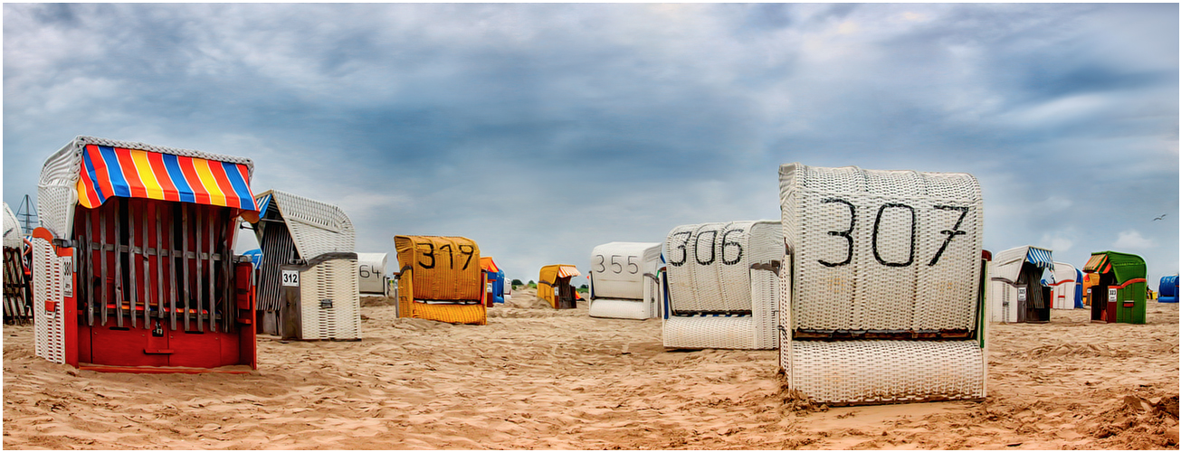 Am Strand ...