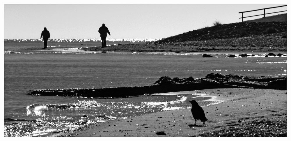 Am Strand ...