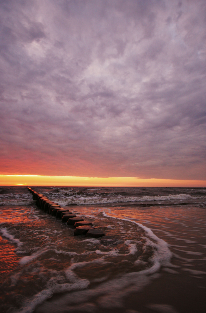 [am Strand]