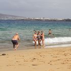 Am Strand auf Lanzarote