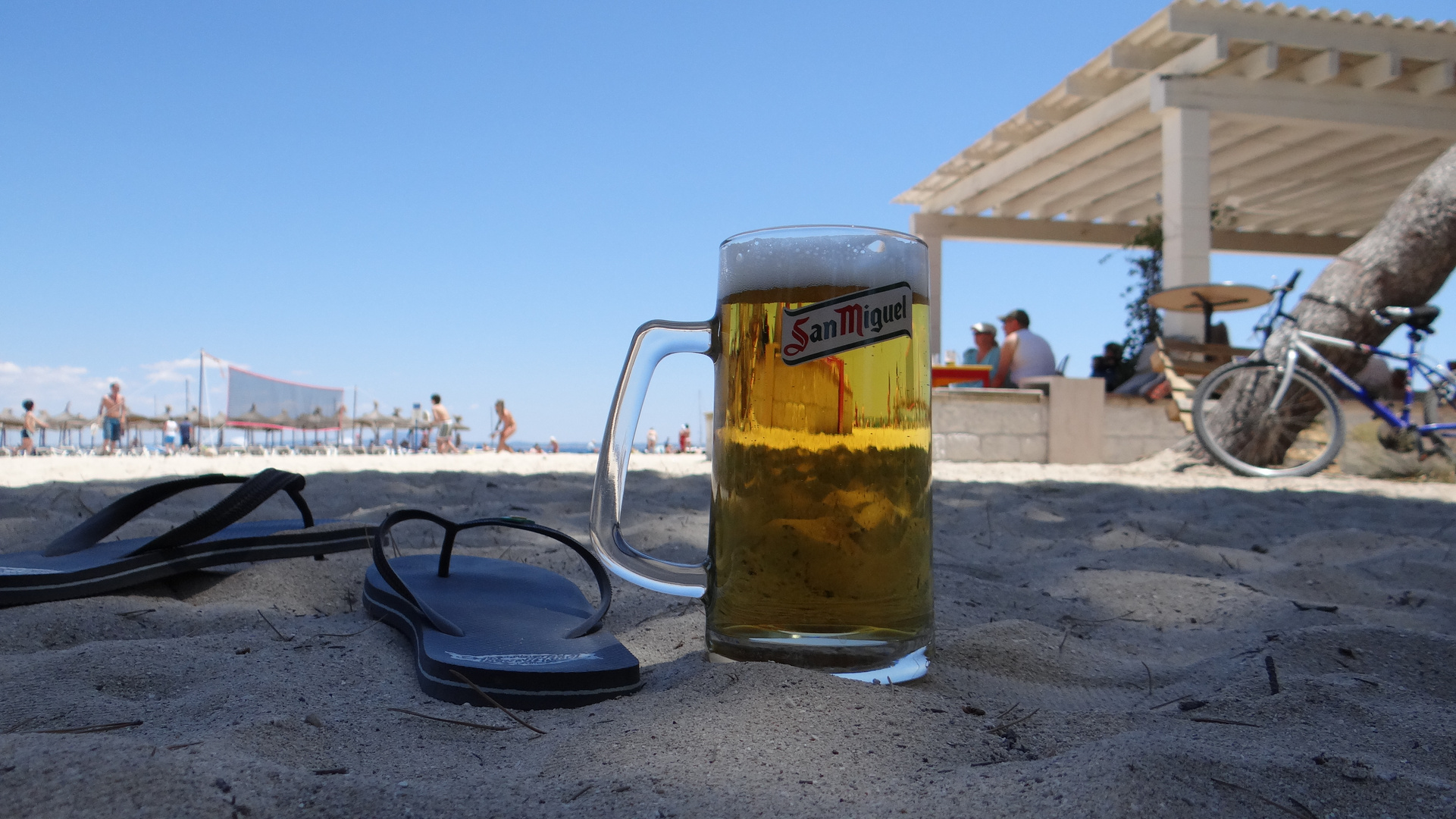 Am Strand auf Mallorca