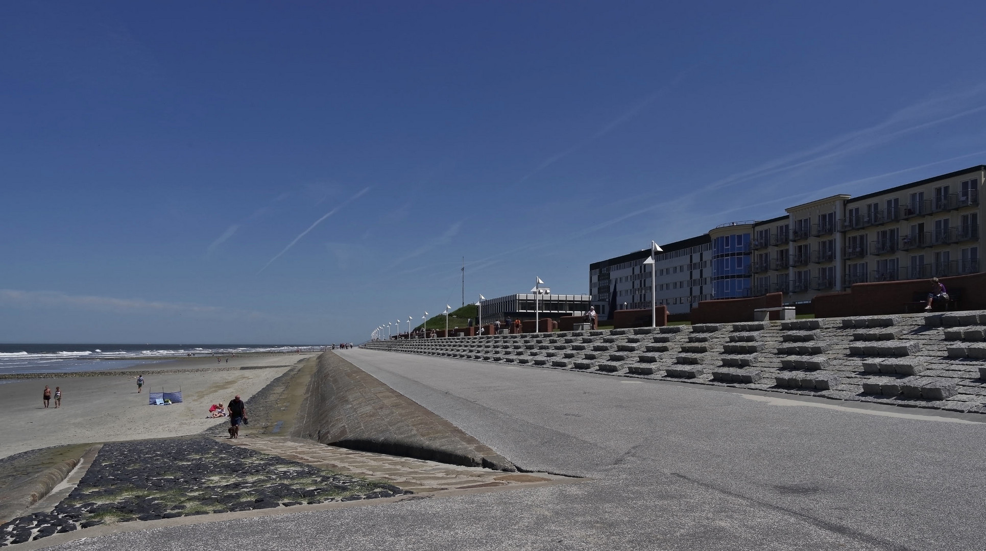 am Strand auf Norderney