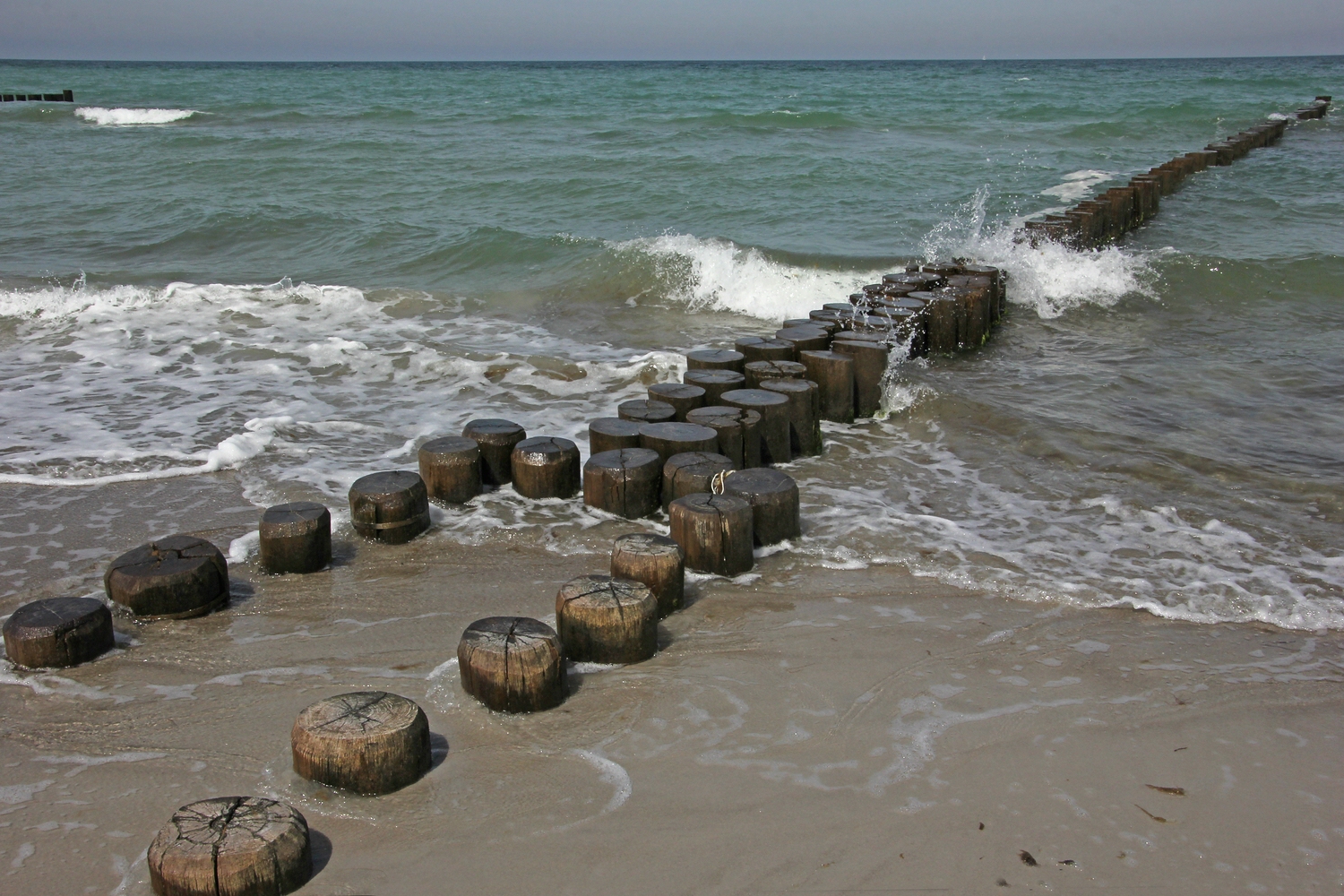 Am Strand ...