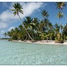 Am Strand bei Bora Bora