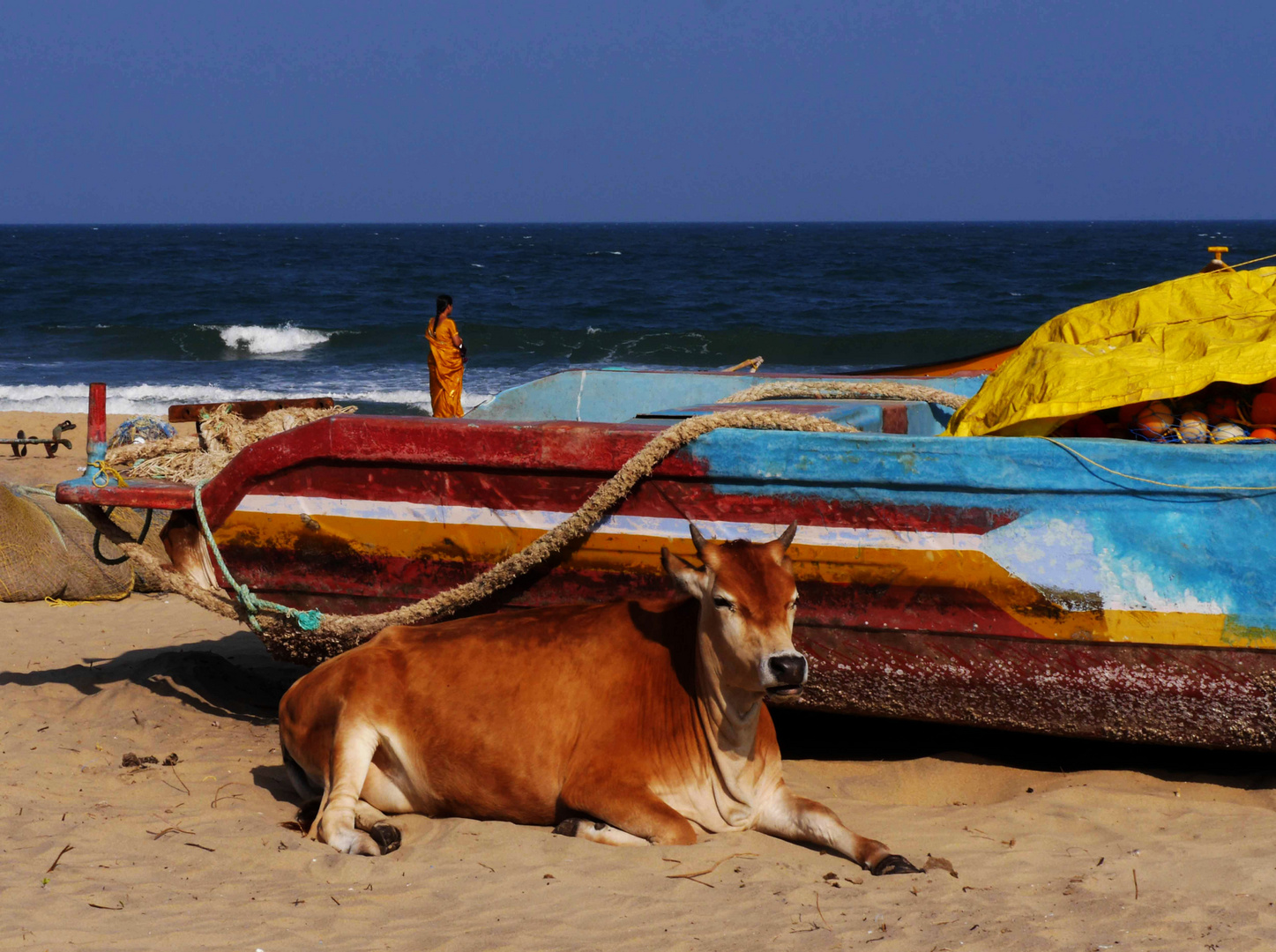 Am Strand bei Chennai