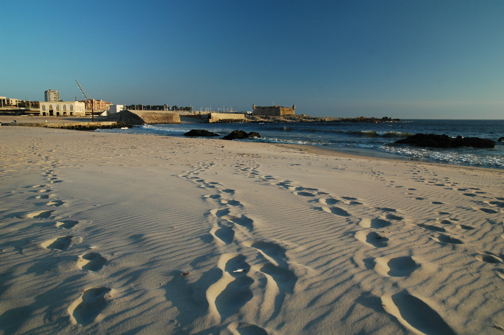 Am Strand bei Faro