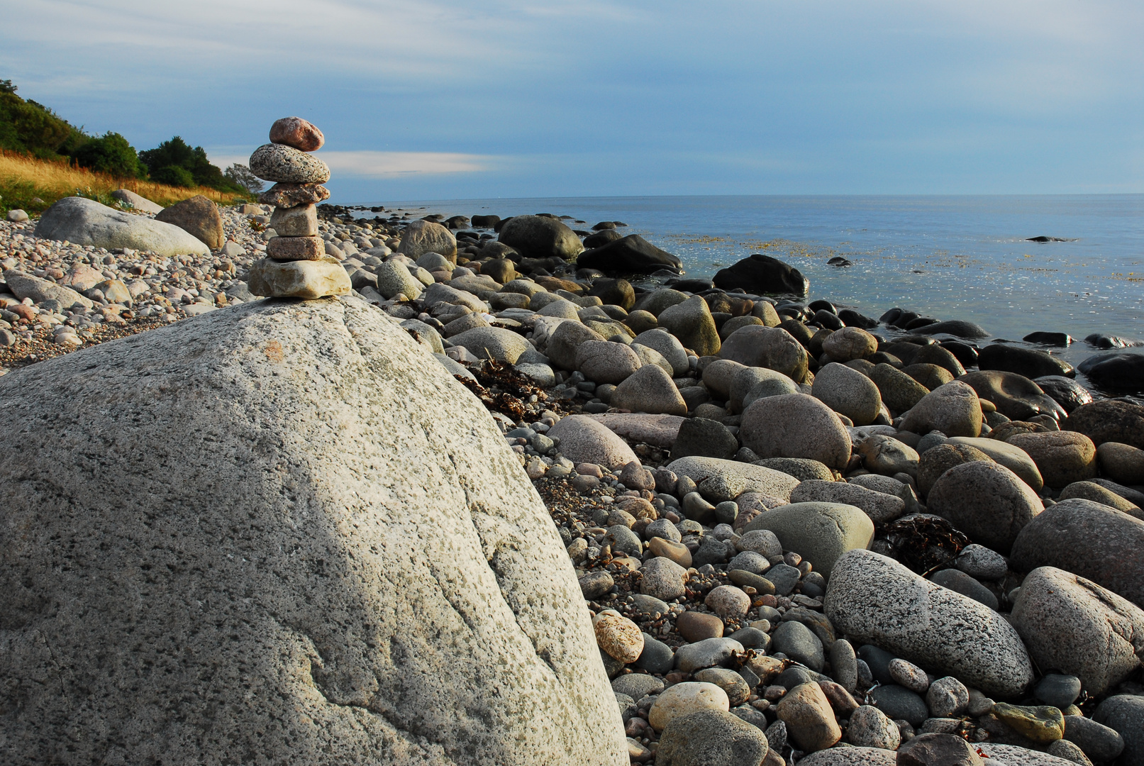 Am Strand bei Hasle/Bornholm