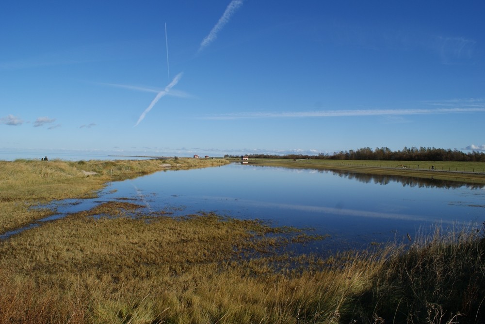 Am Strand bei Hooksiel nahe Wilhelmshaven