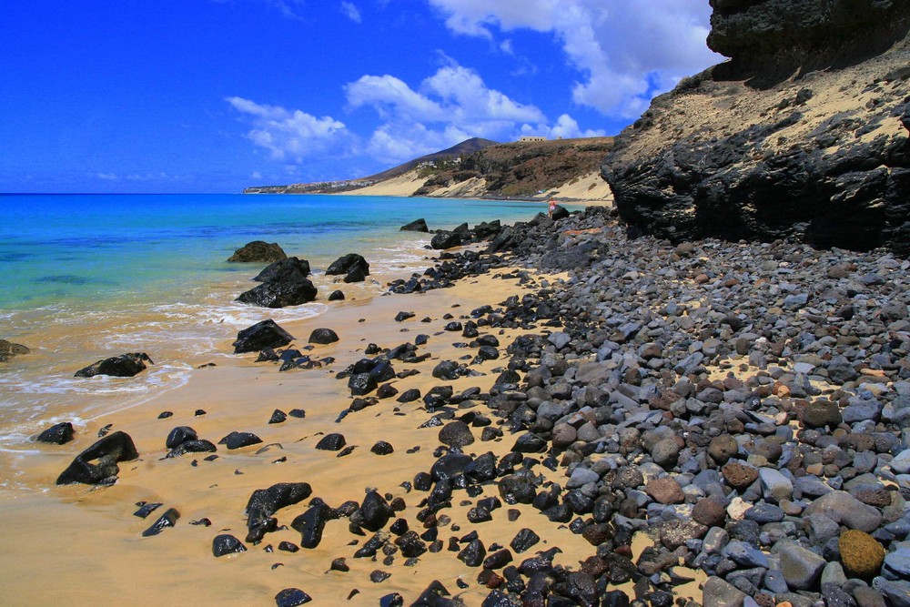 Am Strand bei Jandia ( Fuerteventura )