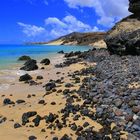 Am Strand bei Jandia ( Fuerteventura )