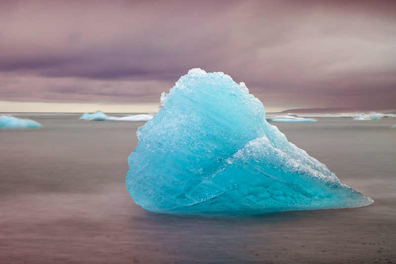 Am Strand bei Jökulsárlón