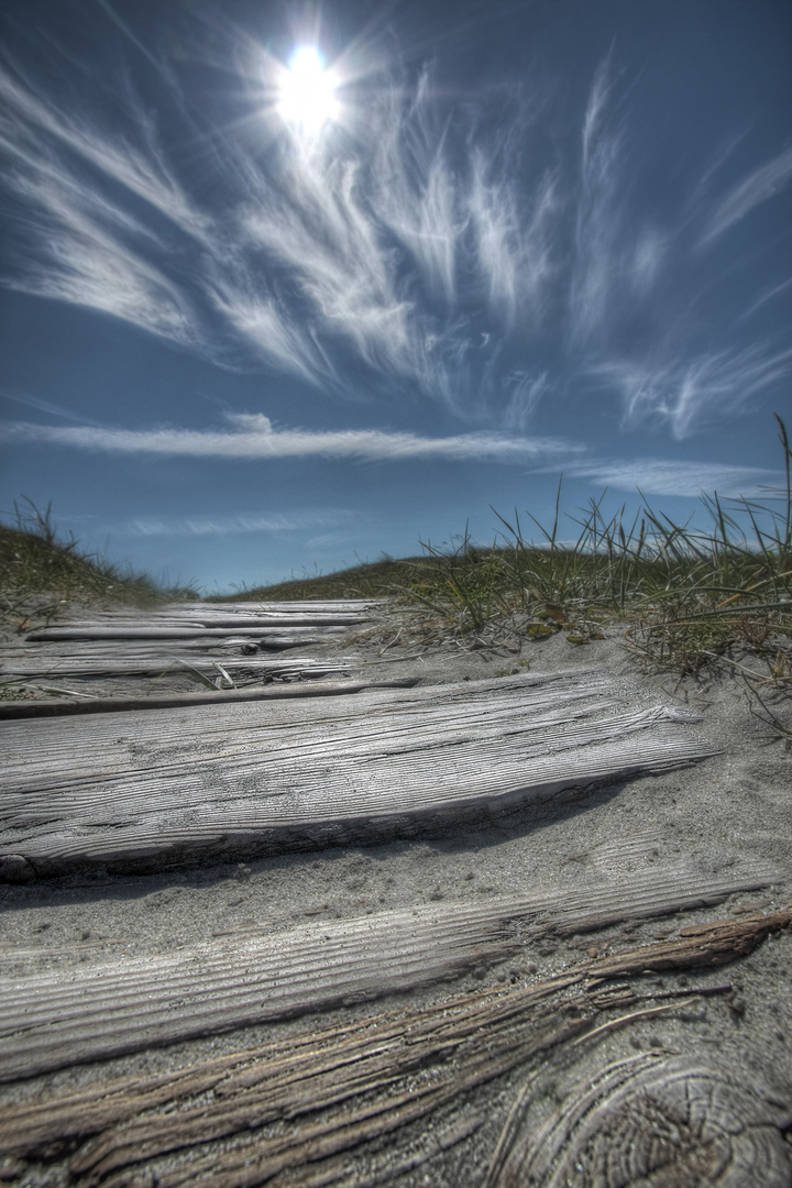 am Strand bei Orre