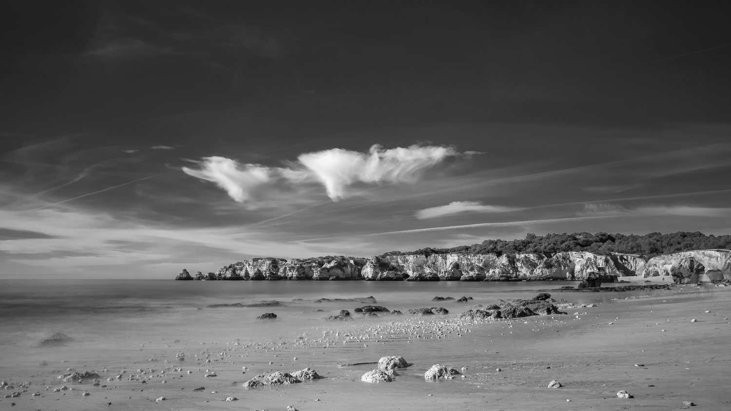 Am Strand bei Portimao