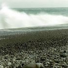 Am strand by Reynisdrangar (Island)