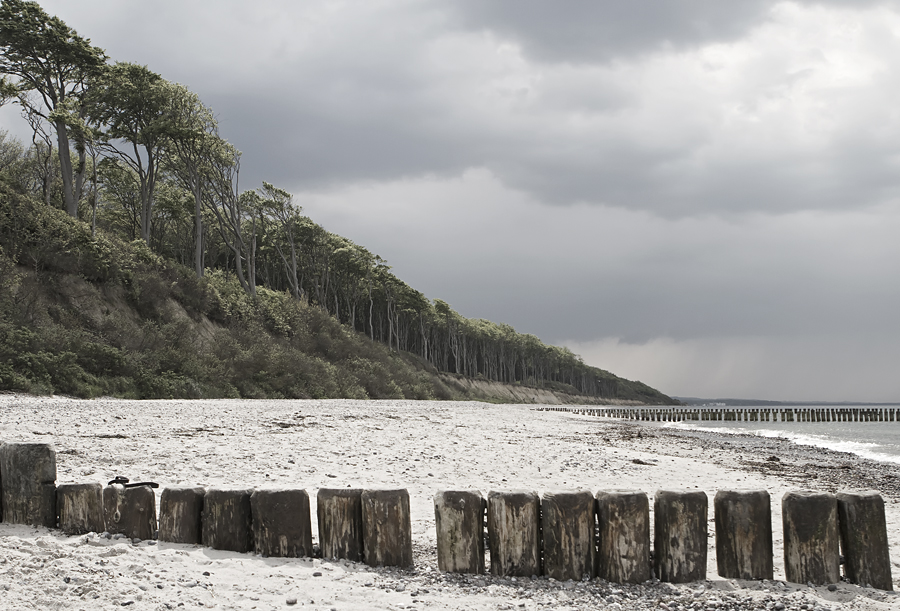 Am Strand ..