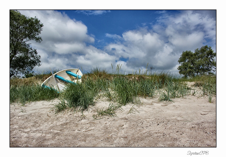 Am Strand.....