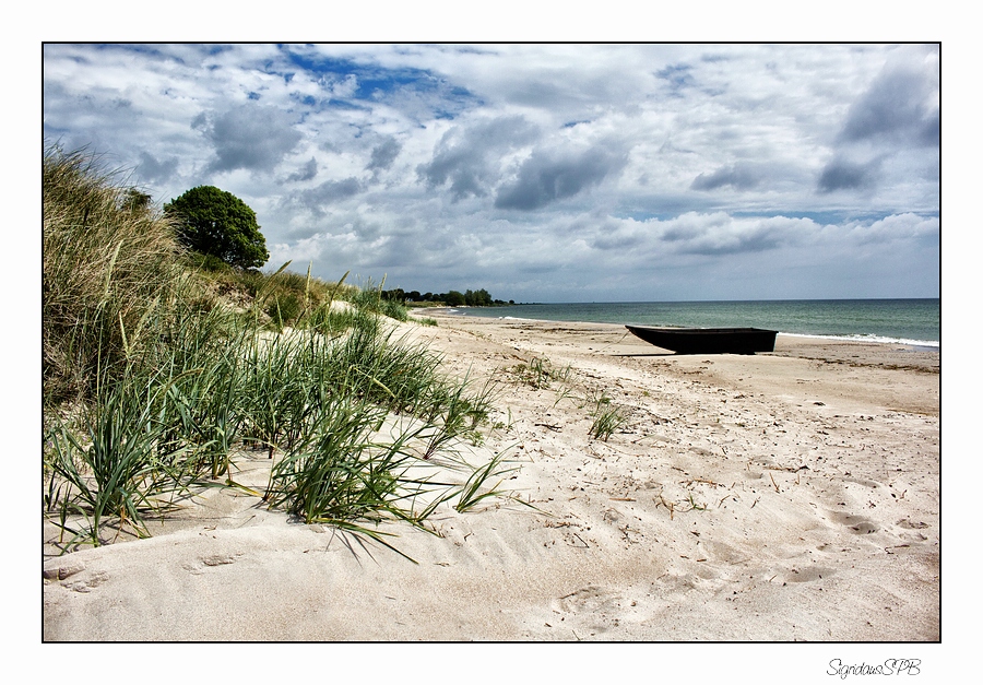 Am Strand.....