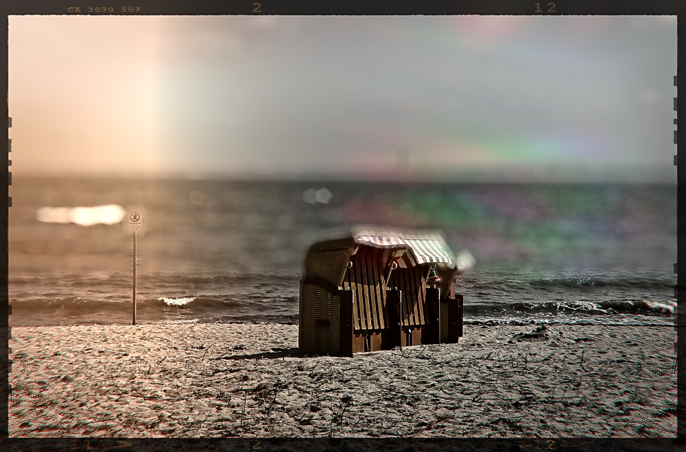 Am Strand für Zwei