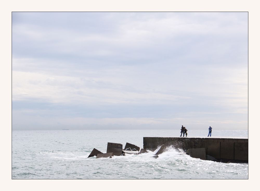 am Strand in Barcelon 4