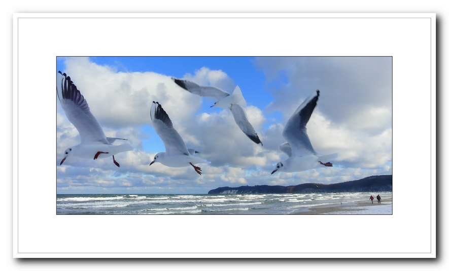 Am Strand in Binz