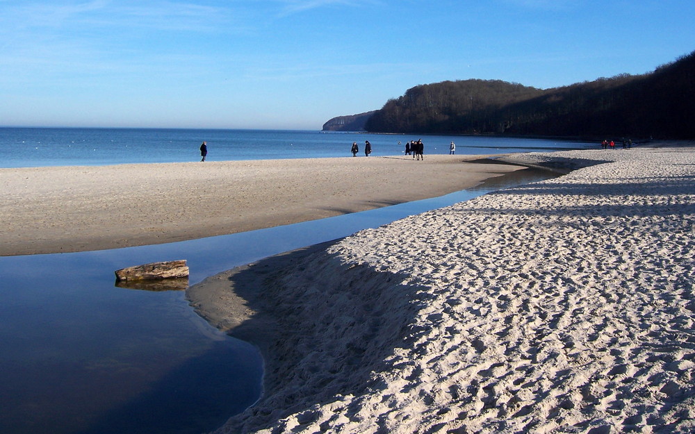 Am Strand in Binz / Rügen