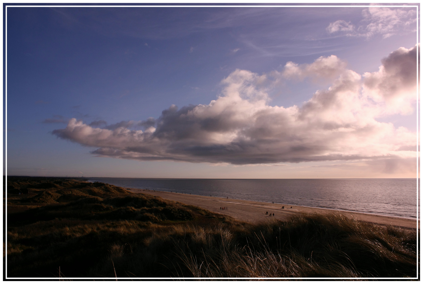 am Strand in Blavand