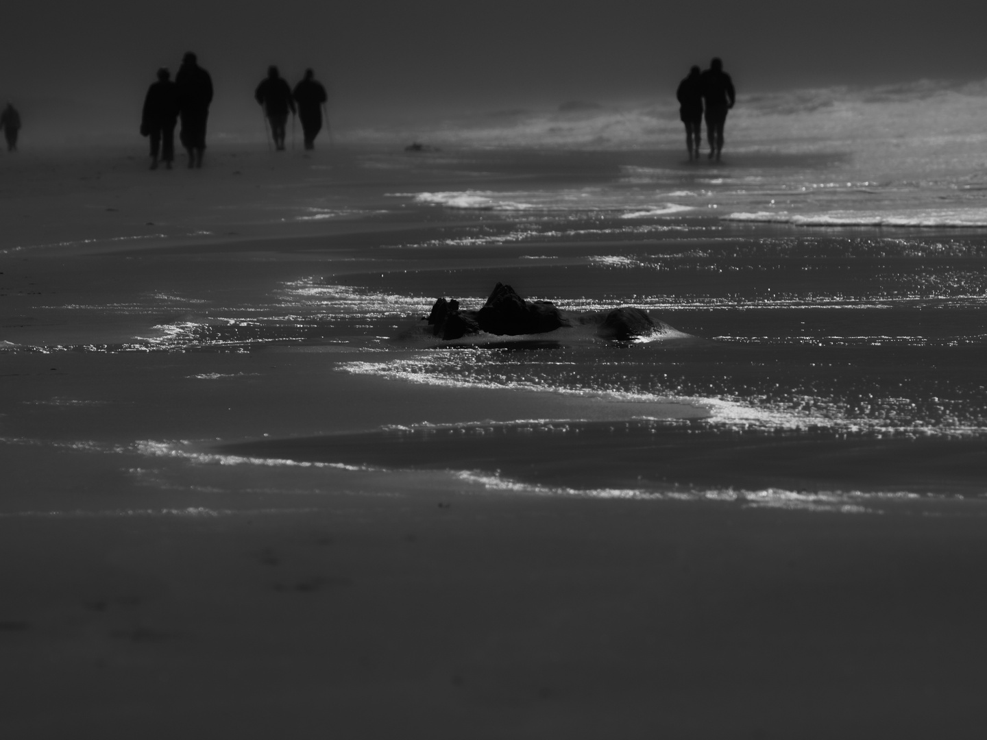 am strand in dänemark ..