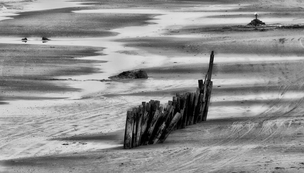 am strand in dänemark ...