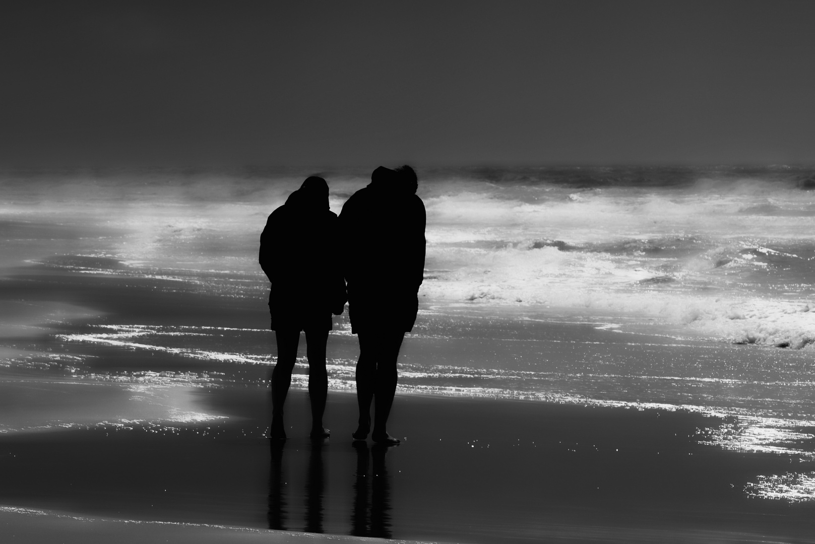 am strand in dänemark ...