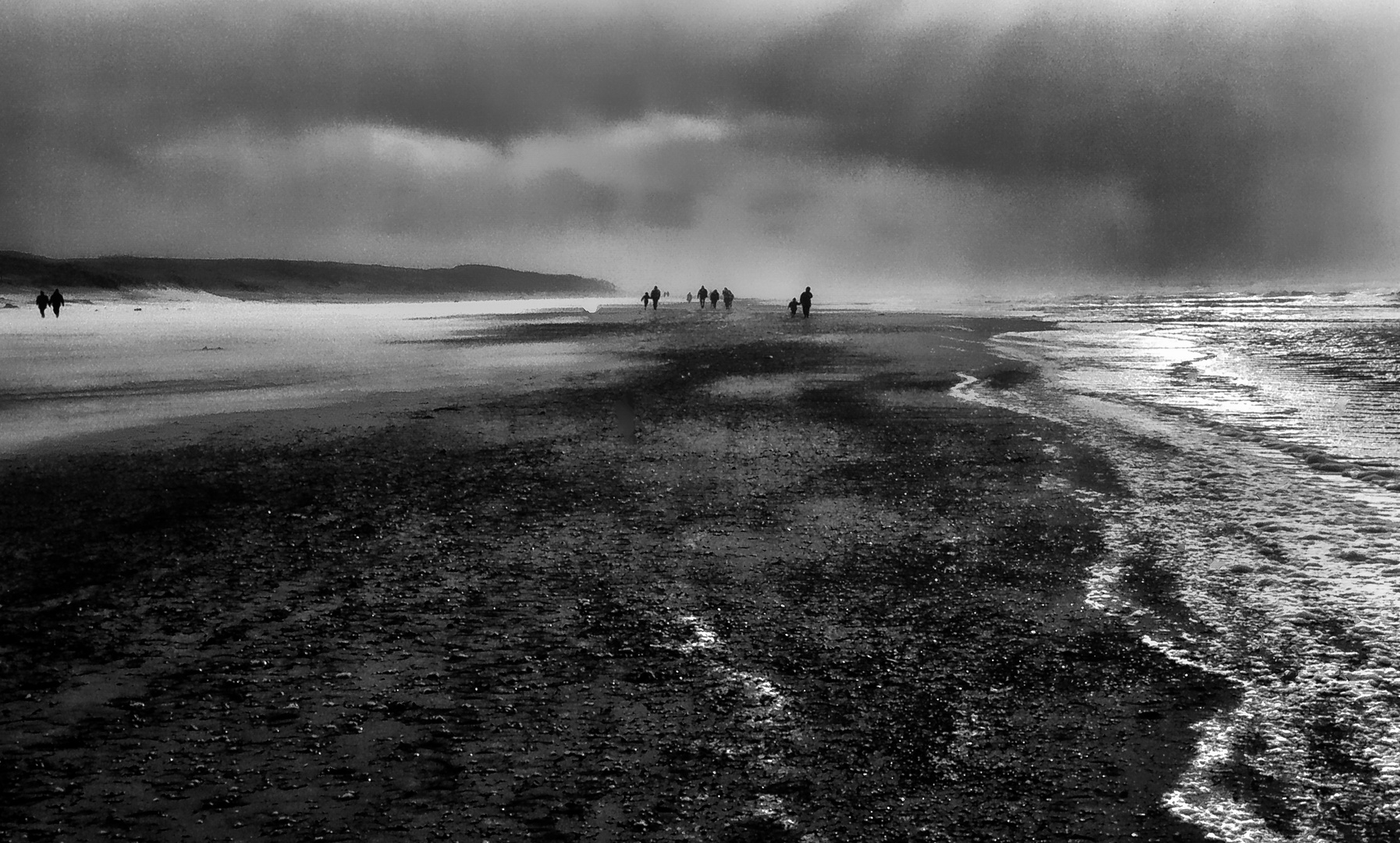 am strand in dänemark ...