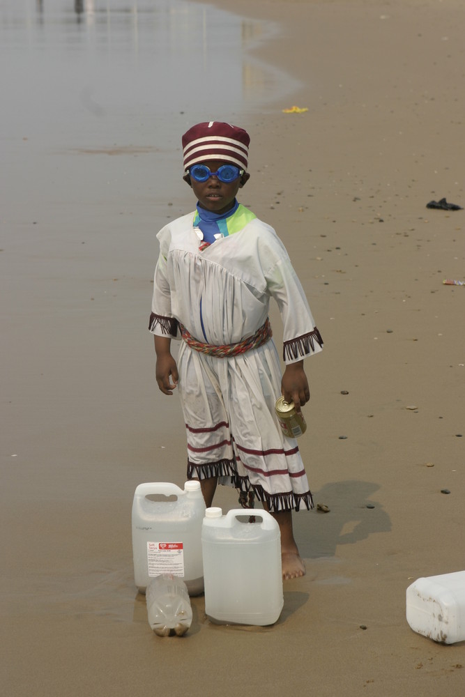 Am Strand in Durban